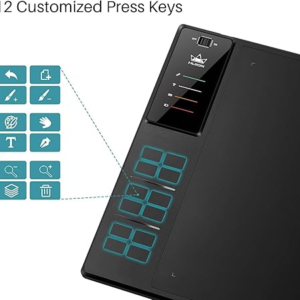 Tabletă grafică HUION WH1409 V2 fără baterie în modul fir și fără fir