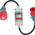 Prelungitor trifazic cordon adaptor 63A 400V la 32A 400V intrerupator CEE MENAYODA , cupla curent ridicat cu întrerupător de circuit 32A - IP44,