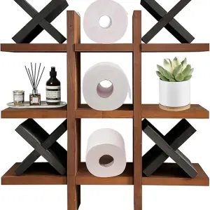Lichidari de stoc produse ieftine,retururi si resigilate Amazon atent selectate si verificate!unChilipir este un magazin online de tip Outlet online cu reduceri si oferte 57 Suport hârtie igienică amuzant Tic Tac Toe decorare baie, sufragerie