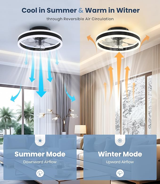 Lustra inteligenta living cu ventilator si telecomanda Tuya App ventilator de tavan LED cu iluminare, 3 temperaturi de culoare și 6 viteze, ventilator de tavan cu lampă, telecomandă, ventilator silențios cu lumină de tavan reglabilă Lustra inteligenta living cu ventilator si telecomanda Tuya App ventilator de tavan LED cu iluminare, 3 temperaturi de culoare și 6 viteze, ventilator de tavan cu lampă, telecomandă, ventilator silențios cu lumină de tavan reglabilă