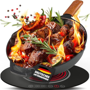 Tigaie din fontă 30cm BBQ Ben grill cu inductie antiaderent rezistent