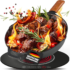 Tigaie din fontă 30cm BBQ Ben grill cu inductie antiaderent rezistent