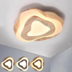 Lichidari de stoc produse ieftine,retururi si resigilate Amazon atent selectate si verificate!unChilipir este un magazin online de tip Outlet online cu reduceri si oferte 54 Lustra de tavan din lemn vintage lcu led 57cm 4500K plafoniera tavan WayLuoung din lemn lampă modernă cu nori reglabilă cu telecomandă