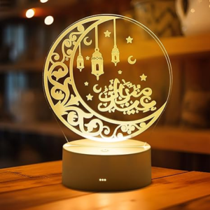 Lampă de noapte 3D birou LED cu baterii pentru decor interior