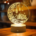 Lampă de noapte 3D birou LED cu baterii pentru decor interior