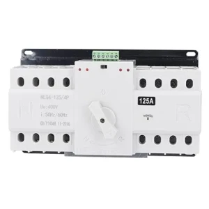 Comutator automat de curent de rezervă AC 400V 4P 125A ATS CB cu alimentare dublă pentru invertor solar municipal