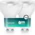 Becuri LED GU10 ultra-eficiente Linkind, 2W 360Lm 4000K Alb neutru, Clasa de eficiență energetică A, înlocuiește spotul halogen de 50W pentru baie și bucătărie, unghi de fascicul îngust de 36°, nedimabile, pachet de 2 [Clasa energetică A]