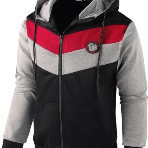 Hanorac cu glugă pentru bărbați cu fermoar croiala slim jachetă Ywenaisy , croială slim, ușor de vară, hanorac negru cu fermoar pentru bărbați, hanorac streetwear pentru bărbați, hanorac sport pentru bărbați, hanorac din poliester cu fermoar pentru bărbați