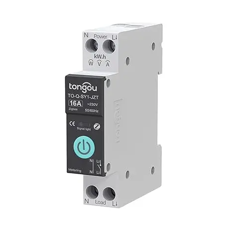 Siguranță Smart WiFi 16A TONGOU – Monitor consum și control vocal 1 Siguranta Smart WIFI , TUYA releu protectie 16A,contor de consum