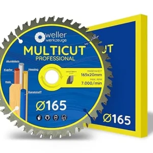 Lamă de circular lama ferăstrău multifuncțională profesională 165 x 20 mm + 16 mm,136 x 20 mm + 16 mm 40 dinți pentru lemn, plastic, aluminiu, potrivită pentru ferăstrău circular fără fir, ferăstrău de masă