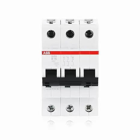 Siguranță automat 16A ABB – protecție compactă și sigură 1 Siguranta automat ABB 2609696 3P, 16A,tip B,6kA,
