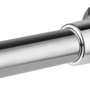 Bara telescopica dus,74-255cm,extensibila,fara gaurire,argintie.perdele