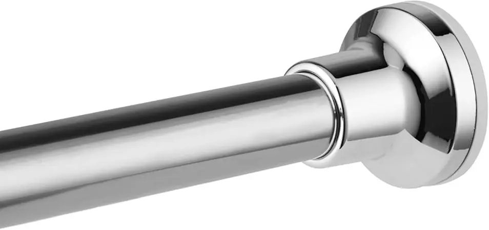 Bara telescopica dus Tiemlet – Reglabila fara gaurire 74-255 cm 1 Bara telescopica dus,74-255cm,extensibila,fara gaurire,argintie.perdele