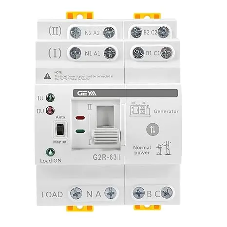 Comutator automat transfer 63A DEWIN – Continuitate alimentare sigură 1 Comutator automat de transfer ATS 400V/63A alimentare dubla Retea/Generator