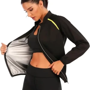 Bluza trening pentru femei, cu fermoare,transpiratie,costum trening