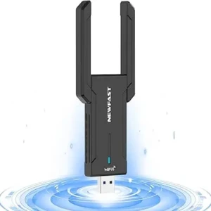 Adaptor WiFi Tri-Band (6GHz/5GHz/2.4GHz) Windows 10/11 receptor usb