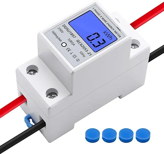 Contor de consum monofazat 230 V Wowfast – măsurare precisă și clară 1 Contor de energie electrică, contor de consum monofazat 230 V