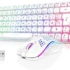 Tastatura și mouse de gaming wireless,layout QWERTZ GE,iluminat RGB,75%