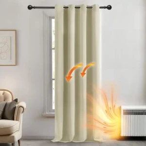 Dimensiuni și asamblare: Dimensiuni: aprox. 214 x 132 cm (Î x L) per perdea. Înălțimea se măsoară de la partea de sus a materialului. Cantitate: 1 per pachet. Aceste perdele uimitoare sunt disponibile într-o varietate de dimensiuni și se vând în pachete de 1. Instalarea și întreținerea sunt foarte ușoare. Fiecare perdea opacă are 8 inele metalice. Sunt potrivite pentru majoritatea barelor de perdea de pe piață. Material fantastic și design elegant: Perdelele opace Deconovo sunt fabricate din 100% poliester. Sunt moi, drapate, elegante și foarte netede la atingere. Arată bine pe ferestrele tale și decorează casa. Perdelele au un design simplu și o senzație tactilă confortabilă. Perdelele cu o culoare bogată se pot potrivi cu camera ta. Performanță de umbră: Aceste perdele opace împiedică ieșirea căldurii și pătrunderea luminii solare în cameră. Perdelele opace cu strat intermediar negru au un efect de întunecare mai bun. Aceste perdele opace vă pot asigura un somn liniștit. Sunt potrivite pentru dormitoare, camere de copii, camere de zi și camere de oaspeți. Protecție fonică: Aceste perdele termoizolante acționează și ca bariere fonice care reduc zgomotul provenit de pe drumurile și zonele aglomerate. Aceste perdele opace pot face o cameră mai caldă iarna și mai răcoroasă vara. Instrucțiuni de îngrijire: Se poate spăla la mașină. Se spală la maxim 30 °C. Nu se albește. Se calcă la maxim 110 °C. Pentru a proteja materialul, nu se utilizează balsam de rufe. Anii noștri de experiență în industria textilă vă garantează cele mai bune rezultate pentru nevoile dumneavoastră.