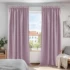 Set de 2 perdele pentru living,132 x 16 modern, perdele opace termo,roz pal