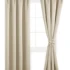 Set de 2 perdele opace ,228L x 228l ,perdea termoizolanta cu rejansa perdea termică bej deschis, î
