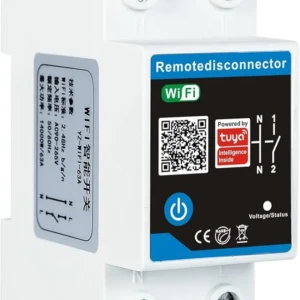 Intrerupator de curent inteligent ,63A AC 230V DEWIN Tuya WiFi Timer DIN Rail WiFi Smart Switch Telefon mobil App Radio Telecomandă Smart Timer Switch 63A AC 230V