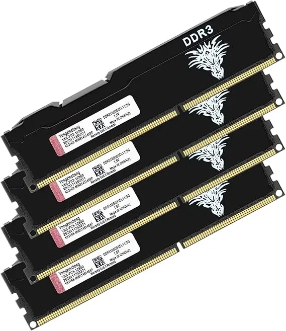 Memorie RAM 32GB DDR3 1600MHz Yongxinsheng – Stabilitate și viteză 1 Memorie Ram DDR3 , Yongxinsheng 32GB (8GBx4) 1,5V 1600MHz PC3-Desktop