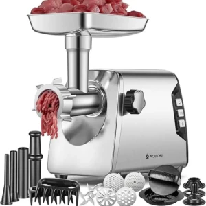 Lichidari de stoc produse ieftine,retururi si resigilate Amazon atent selectate si verificate!unChilipir este un magazin online de tip Outlet online cu reduceri si oferte 6 Masina de tocat carne electrica , AAOBOSI No 12 / 3000w 3 viteze 2 lame