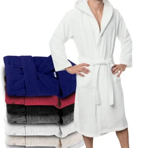 Halat de baie Twinzen pentru bărbați – L– 100% bumbac Certificat OEKO-TEX