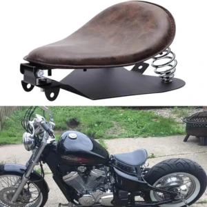 Pernă de scaun solo pentru motocicletă retro, cu arc, Bobber Sportster