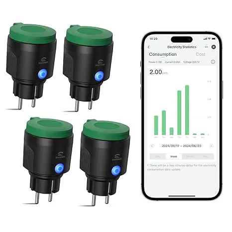 Priză WiFi exterior IP44 – Control inteligent și protecție optimă 1 Priză WiFi exterior IP44 – Control inteligent și protecție optimă
