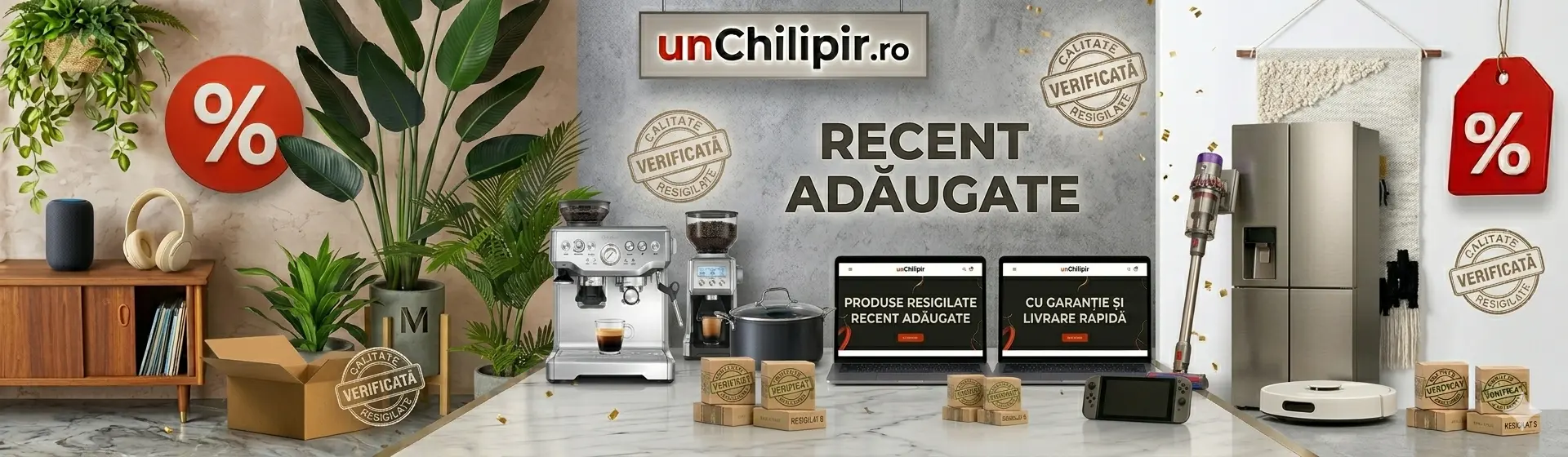 Lichidari de stoc produse ieftine,retururi si resigilate Amazon atent selectate si verificate!unChilipir este un magazin online de tip Outlet online cu reduceri si oferte 13 Produse resigilate recent adăugate cu garanție și livrare rapidă