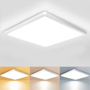 Lichidari de stoc produse ieftine,retururi si resigilate Amazon atent selectate si verificate!unChilipir este un magazin online de tip Outlet online cu reduceri si oferte 15 plafoniera led de tavan LED plată 24 W 29,5 cm, 3000 K/4000 K/6500 K, panou pătrat, 3 culori
