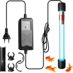 Lampă de sterilizare UV pentru acvariu cu temporizator 13 W