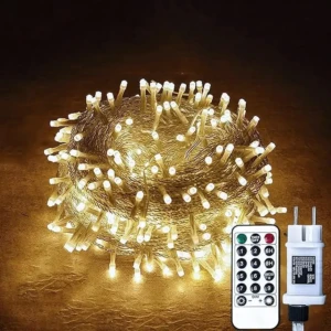 Luminite LED 40m. tip Șir de exterior și interior, 40 m, alb cald, pentru nunți, petreceri